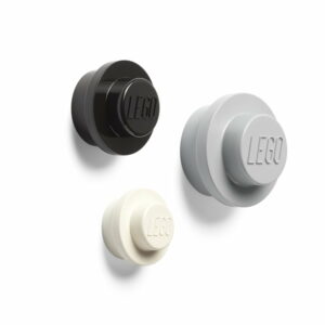 Sada 3 vešiakov na stenu LEGO® Black And White LEGO®