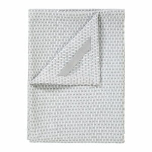 Sada 2 svetlosivých bavlnených utierok na riad Blomus Pattern