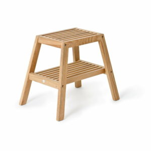 Stolička z dubového dreva Wireworks Slatted Stool Wireworks