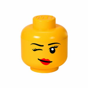 Žltý úložný box v tvare hlavy LEGO® Winky