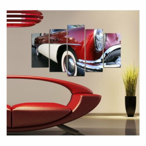 Viacdielny obraz 3D Art Retro Vintage Car