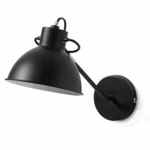 Čierna nástenná lampa La Forma Odalis La Forma