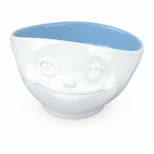 Bielo-modrá porcelánová zamilovaná miska 58products 58products