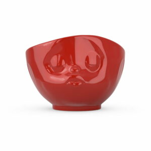 Červená porcelánová bozkávajúca miska 58products 58products