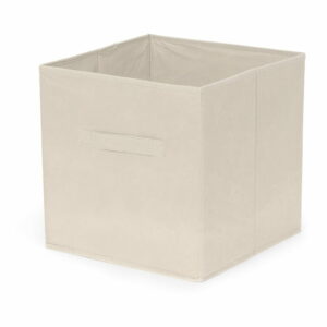 Krémový skladací úložný box Compactor Foldable Cardboard Box Compactor