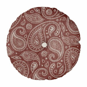 Vankúš Linen Couture Cojin Redondo Paisley