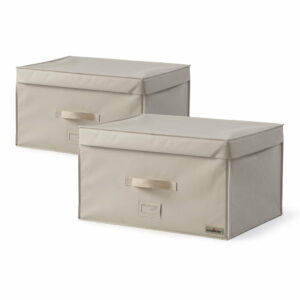 Sada 2 úložných boxov na oblečenie Compactor Family Trunks