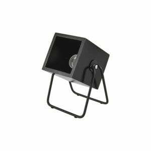 Čierna stolová lampa Leitmotiv Hefty Square Leitmotiv
