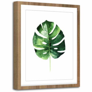 Obraz Styler Modernpik Greenery Wooden Monstera