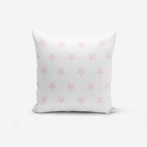 Obliečka na vankúš s prímesou bavlny Minimalist Cushion Covers Powder Colour Star Modern