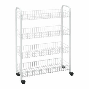 Štvorposchodový pojazdný stojan do kúpeľne Metaltex Laundry