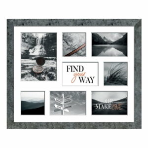 Sivý rámik na 8 fotografií Styler Yellowstone