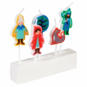 Sada 5 sviečok s motívom Červenej Čiapočky Rex London Red Riding Hood Rex London