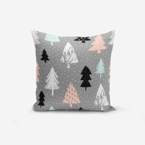 Obliečka na vankúš s prímesou bavlny Minimalist Cushion Covers Grey Background Agac