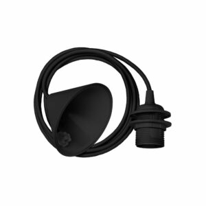 Čierny závesný kábel k svietidlám VITA Copenhagen Cord