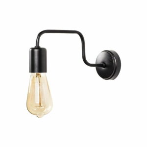 Čierne kovové nástenné svietidlo Opviq lights Isidora Opviq lights