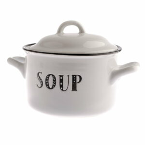 Keramický hrnčec s pokrievkou Dakls Soup