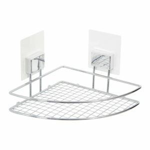 Nástenná rohová samodržiaca polička Compactor Bestlock Magic Bath Rack Compactor