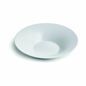 Biely porcelánový polievkový tanier Kähler Design Hammershoi