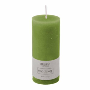 Zelená sviečka Baltic Candles Rustic