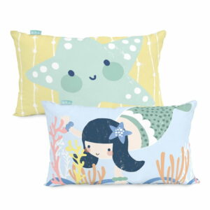 Bavlnená obojstranná obliečka na vankúš Moshi Moshi Seamaid