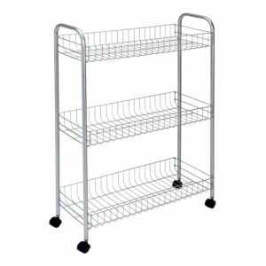 Pojazdný stojan s 3 policami Metaltex Ascona Slim De Luxe