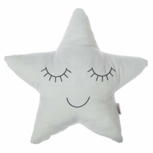 Svetlosivý detský vankúšik s prímesou bavlny Apolena Pillow Toy Star