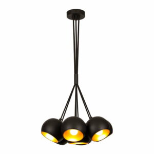 Čierne závesné svietidlo Opviq lights Sivani Opviq lights
