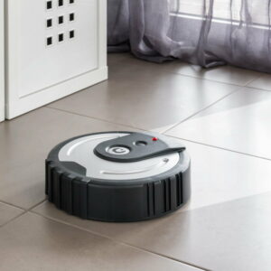 Čierny robotický čistič podlahy InnovaGoods Floor Cleaner InnovaGoods