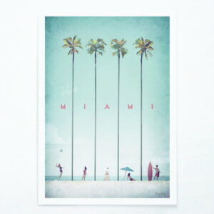 Plagát Travelposter Miami
