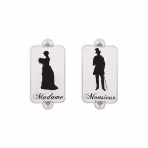 Sada 2 cedúľ na toaletu Antic Line Madame Monsieur Antic Line