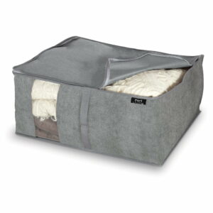 Sivý úložný box Domopak Stone