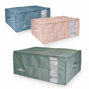 Sada 3 úložných boxov s vakuovým obalom Compactor Color Edition XXL