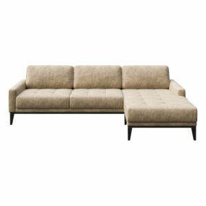 Béžová pohovka s leňoškou na pravej strane MESONICA Musso Tufted MESONICA