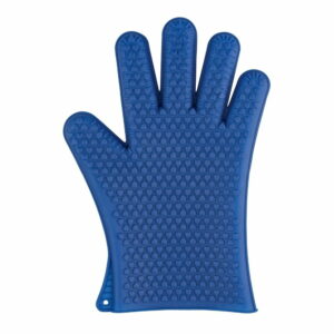 Modrá silikónová rukavica do rúry Wenko Glove Wenko