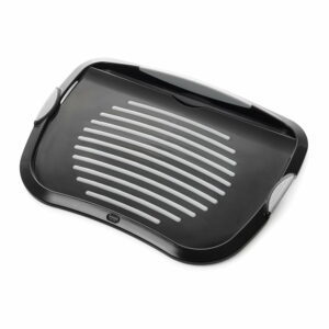 Černo-sivá tácka Addis Lap Tray Addis