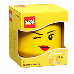Žltý úložný box v tvare hlavy LEGO® Winky