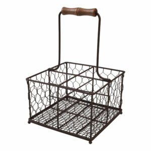 Kovová prepravka na 4 fľaše T&G Woodware Provence T&G Woodware