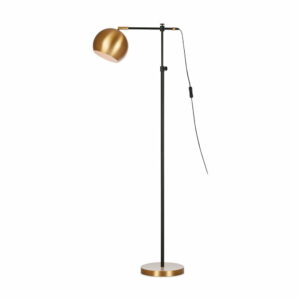 Čierno-bronzová voľne stojacia lampa Markslöjd Chester Markslöjd