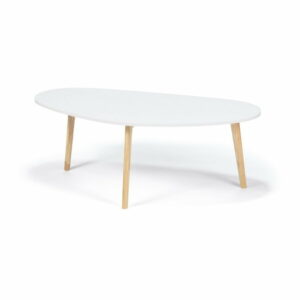 Biely konferenčný stolík loomi.design Skandinavian