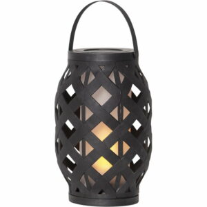 Čierny lampáš Best Season Flame Lantern