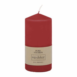 Červená sviečka Baltic Candles Eco Top