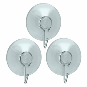 Sada 3 háčikov s prísavkou Metaltex Metaltex