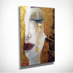 Nástenná reprodukcia na plátne Gustav Klimt Golden Tears