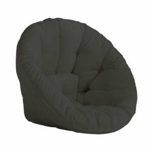Tmavosivé rozkladacie kresielko vhodné do exteriéru Karup Design Design OUT™ Nido Dark Grey Karup Design