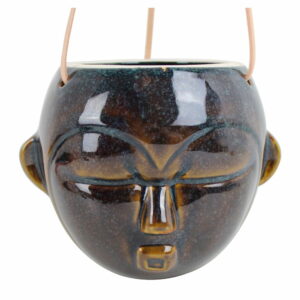 Tmavohnedý závesný kvetináč PT LIVING Mask