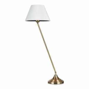 Stolová lampa v bielo-zlatej farbe Markslöjd Garda Markslöjd