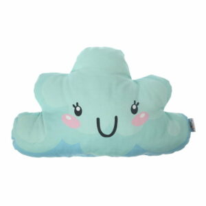 Tyrkysovomodrý detský vankúšik s prímesou bavlny Apolena Pillow Toy Arro
