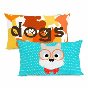 Obojstranná bavlnená obliečka na vankúš Mr. Fox Dogs 50 × 30 cm Mr. Fox