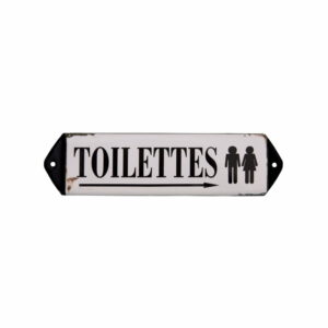 Nástenná smerovka na toalety Antic Line Toilettes Antic Line